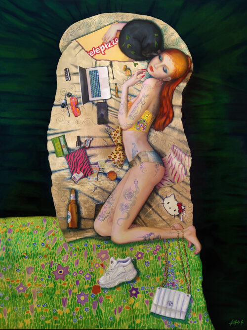 "Lil Dafne" Original Canvas